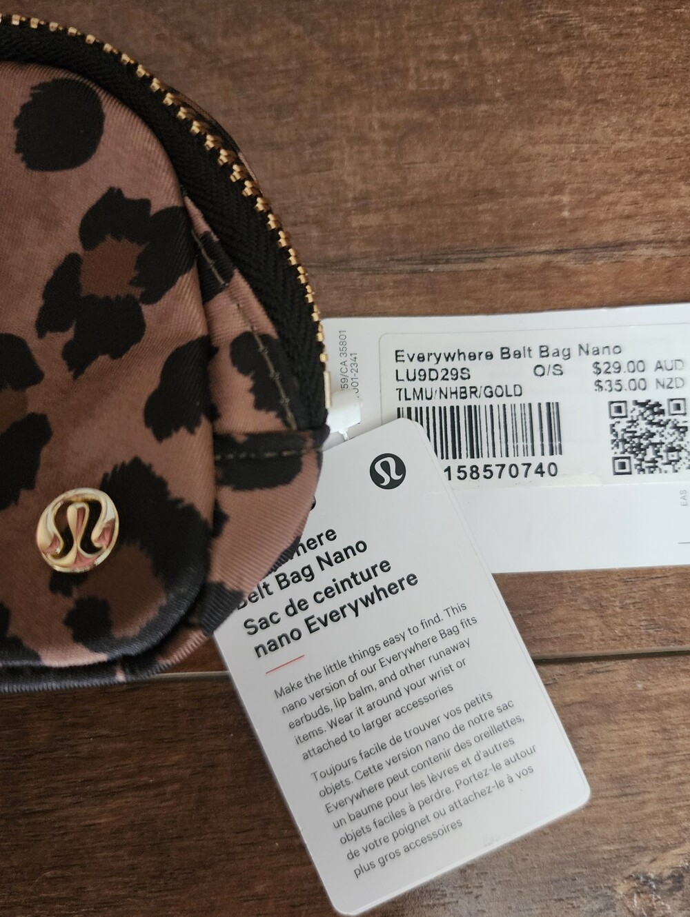NWT Lululemon Everywhere Belt Bag Nano, 4.1"×1.4"×3.2" - Picture 3 of 7